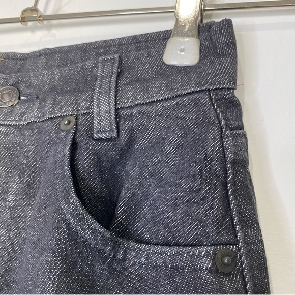 NWT Vintage 90s Levis Deadstock Super Slim 531 High Rise Stonewash Black 23 - Picture 2 of 16